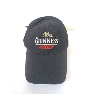 Official Guinness Beer 1759 Baseball Cap Hat Black Adjustable Strapback Dad Golf